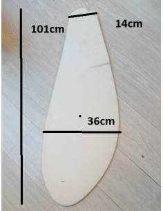 Remo timone vele fINN L 100 x35cm