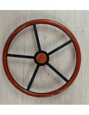 Rueda timon madera 500mm