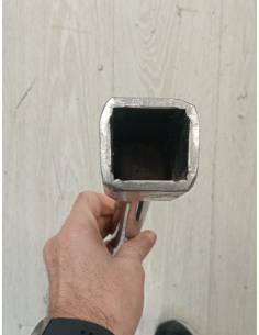 Caña emergencia ( timón de respeto ) en acero inoxidable 2