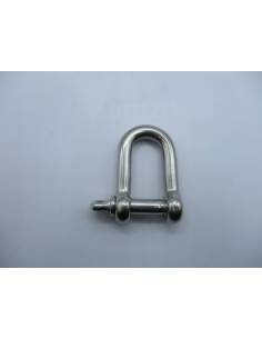 Straight shackle stainless steel bolt 10mm AISI316