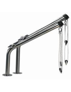 Rotating davits (set) for pneumatics up to 160kgs