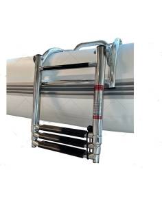 Escalera inox para rib 3 peldaños