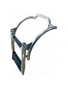 Scaletta in acciaio inox a 3 gradini 2