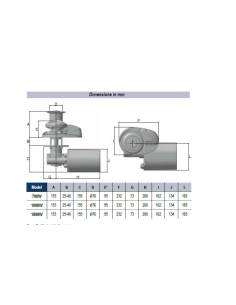 Lofran's windlass x2 1000w/12 chain 10mm ISO 2