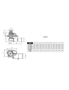 Molinete ancla lofran�s x2 project 1500w/12v 2