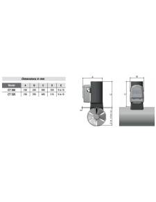 Propeller vorne Thruster ct300 elec duo classic 24v ø300