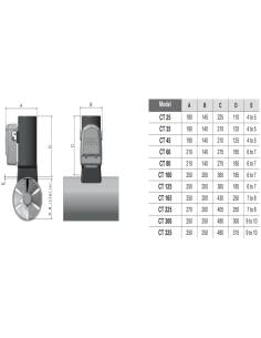 Bow thruster thruster ct300 elec duo classic 24v ø300 2