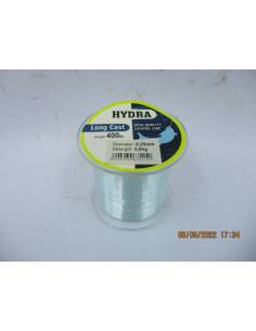 Hilo de pesca hydra Long Cast 400mts -d0,25mm rt 5,6 kgs