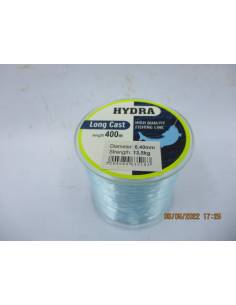 Hilo de pesca hydra Long Cast 400mts -d0,4mm rt 13,5 kgs