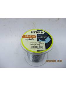Ligne de pêche hydra x-tra strong 600mts -d0,3mm rt 6 kgs