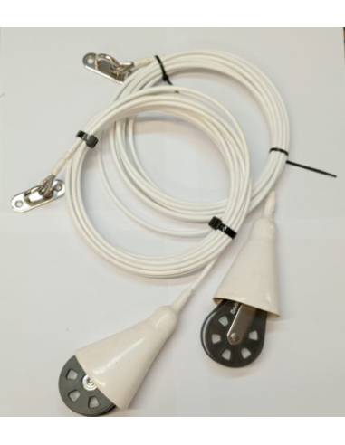 Barton juego poleas simple con cable para...