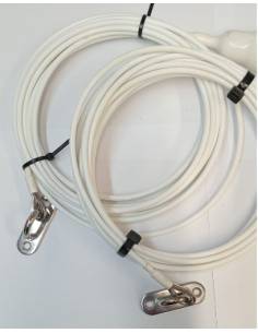 Barton juego poleas simple con cable para lazyjacks 6 mts 2