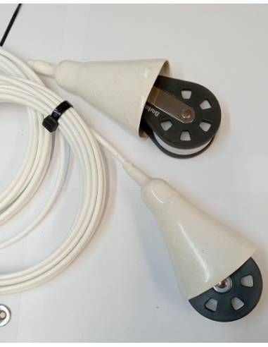 Barton juego poleas simple con cable para...