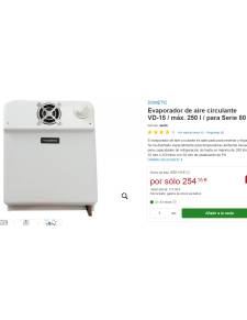 Waeco coldmachine VD-15BAV evaporador de aire circulante