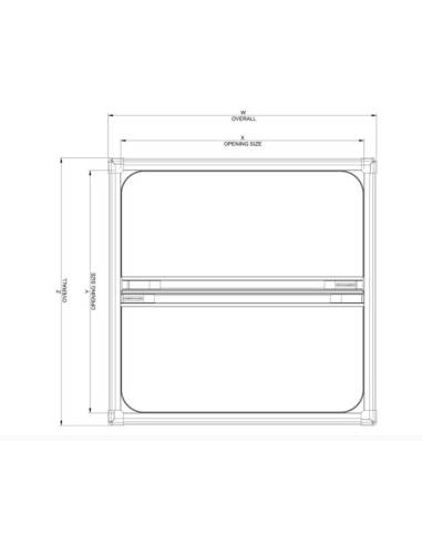 Lewmar  cortina escotilla 367770400 - Persiana...