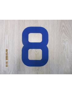Numéro pour voile 300mm bleu 8