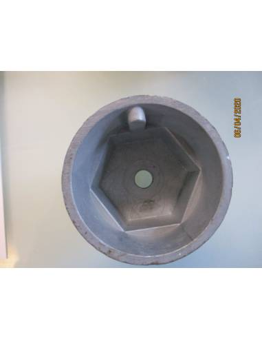 Anodo zineti radice hexa asse 55 mm