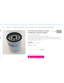 Diesel filter YANMAR 129470 55701