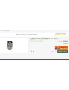 HENGST H17WK08 fuel filter