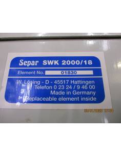 Fltro separador de agua SEPAR SWK 2000/18 2