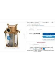Filtre à eau PERKO 500-010 PLB