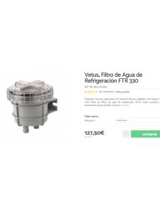 Wasserfilter VETUS FTR 330/16 mm