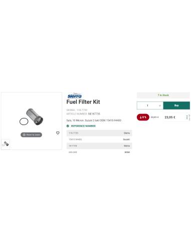Kit Filtro Combustible