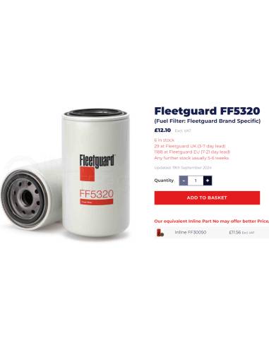 Fleetguard FF5320 filter