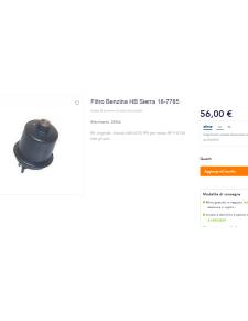 Sierra filter 18-7785 Benzina