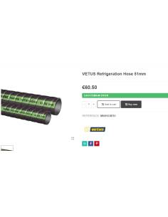 VETUS tubo di refrigerazione tubo tubo 51mm 2