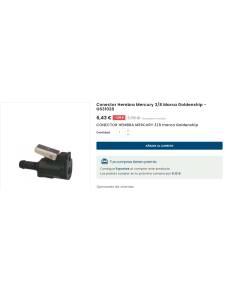 Conector Mercury 3/8 Hembra