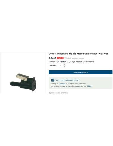 Connettore Johnson EV.3/8 femmine
