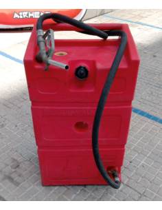 Portail serbatoio benzina con ruote 109 Lt e assortimento