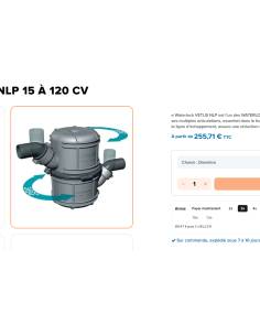 Vetus NLP exhaust collector 60mm tube 2