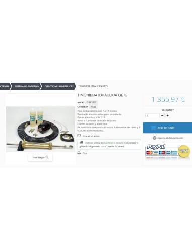 Piston Direccion hidraulica G75 timinera...