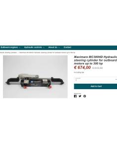 Piston de direction MARVI MARE MC300C CYLINDER EVOLUTION 2