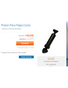 Piston flap corto L 25cm 2