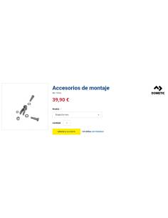 Accesorio de montaje de dirección - Atadura Inox 2