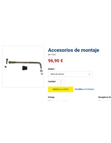 Seastar solutions barra de direccion motor