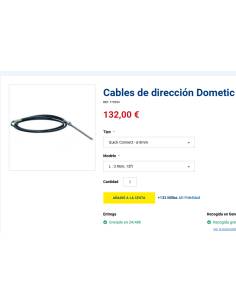 Dometic Cables de dirección  quick connect 8mm largo 3.96mts 2