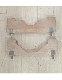 Cama para moto de agua en teka y herrajes inox