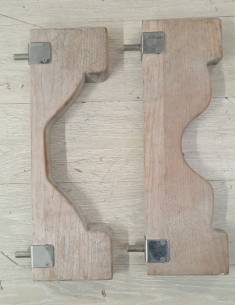 Cama para moto de agua en teka y herrajes inox 2