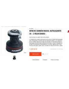 Harken Winche Radial Autocazante 35 - 2 Velocidades 2