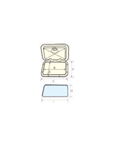 Registro top 460x510mm satinado