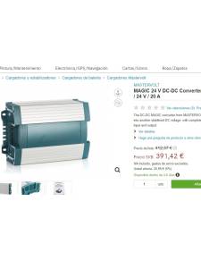 Convertitore MASTERVOLT DC/DC 24/12-20A