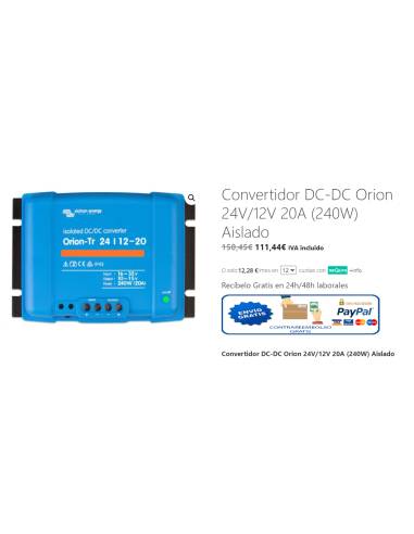 Orion victron isolator TR 21 1 12-9