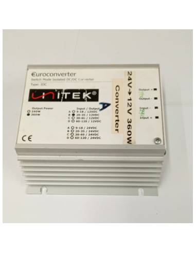 Euroconverter Unitek 24/12V 360w