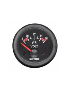 Vetus Voltmeter VOLT24B black 24V (20-32V) cut-out Dia....