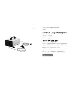 SEABOB Cargador rápido F5 S/ SR 2
