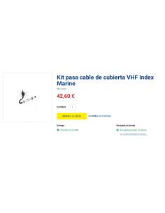 Kit passes VHF Cover Cable Index Marine 2